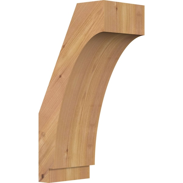 Ekena Millwork 5 1/2"W x 8"D x 16"H Imperial Smooth Knee Brace, Western Red Cedar BRC06X08X16IMP00SWR - main